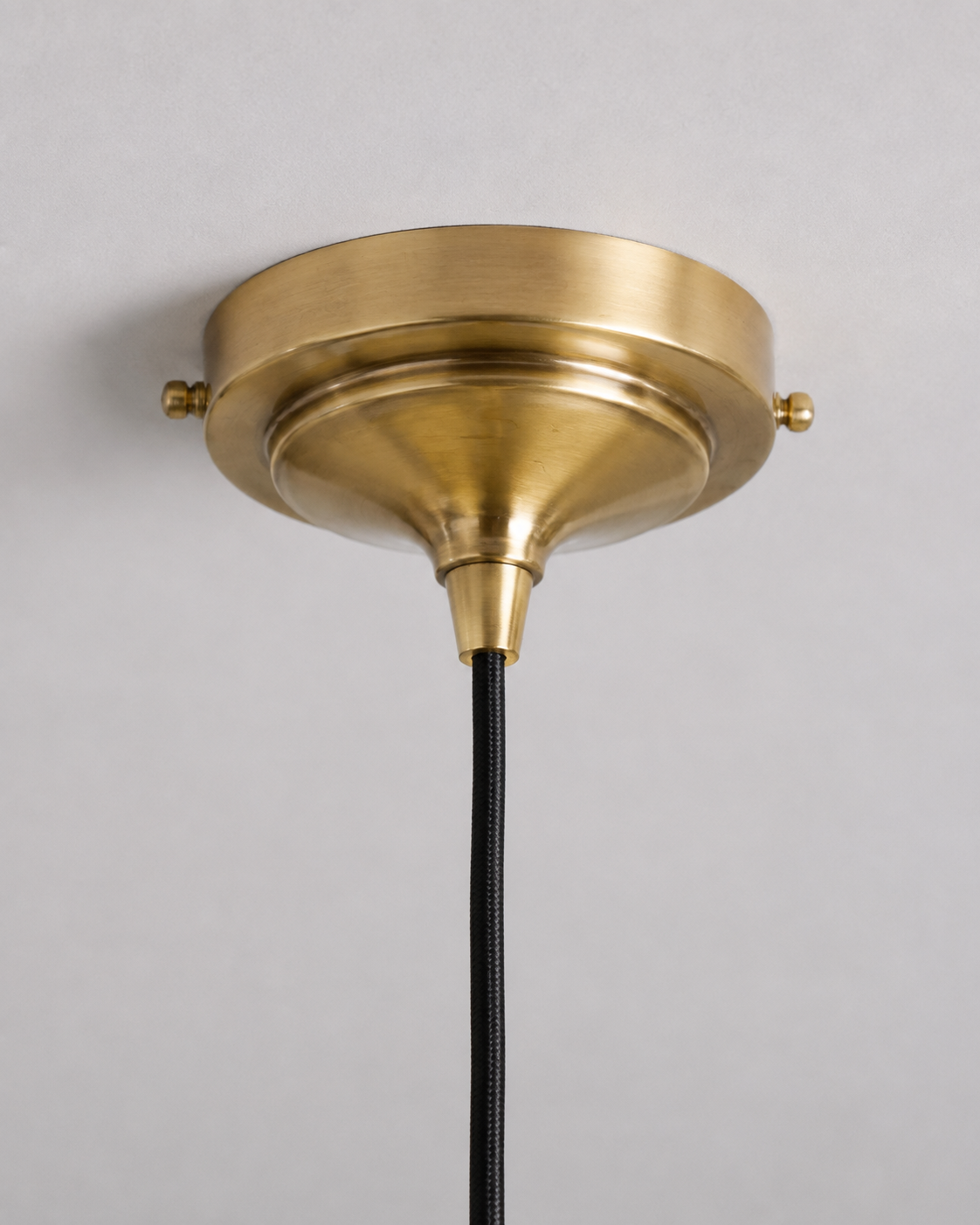 Hammered Brushed Brass Pendant Light