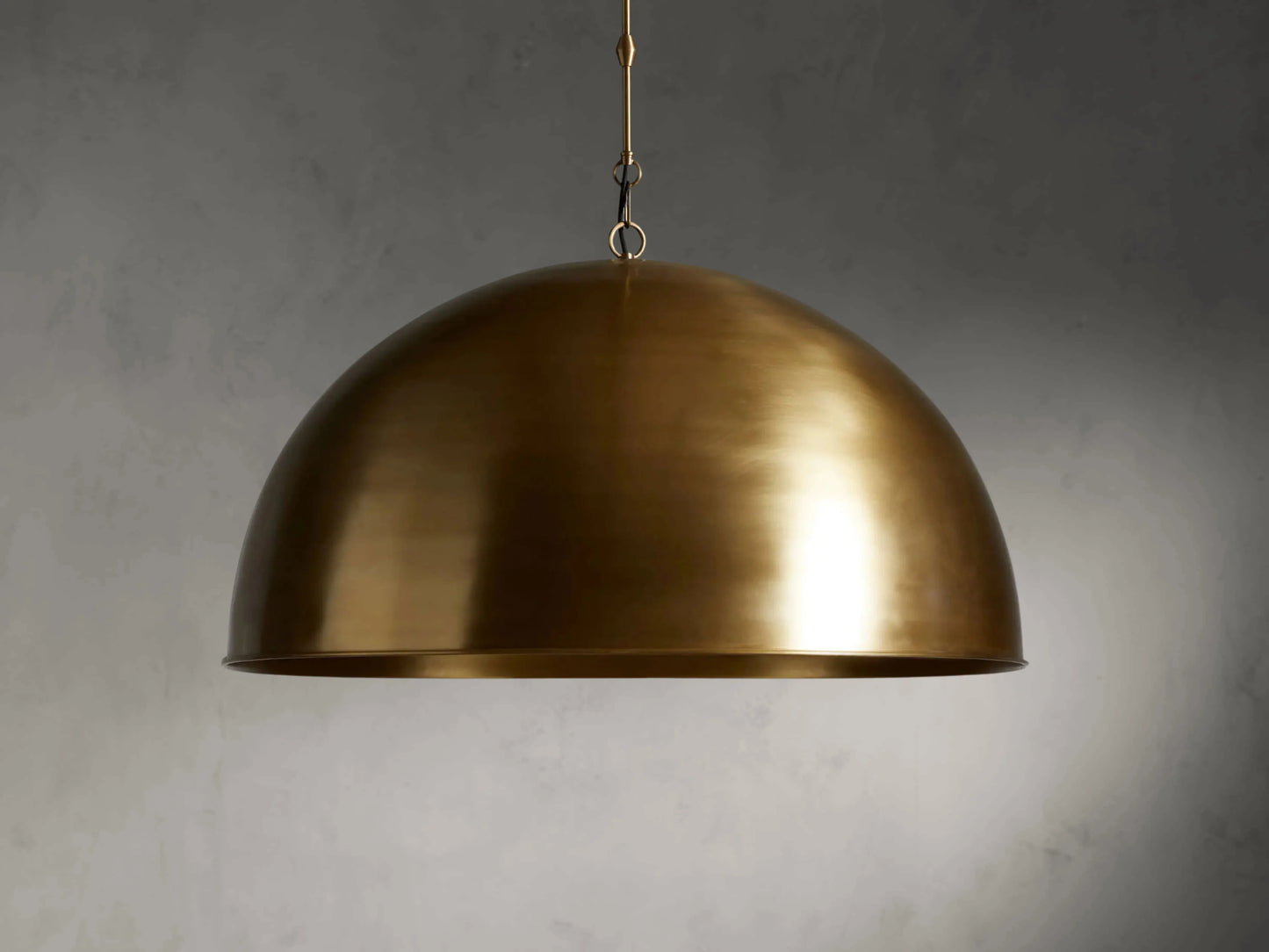 Brass Dome Pendant Light