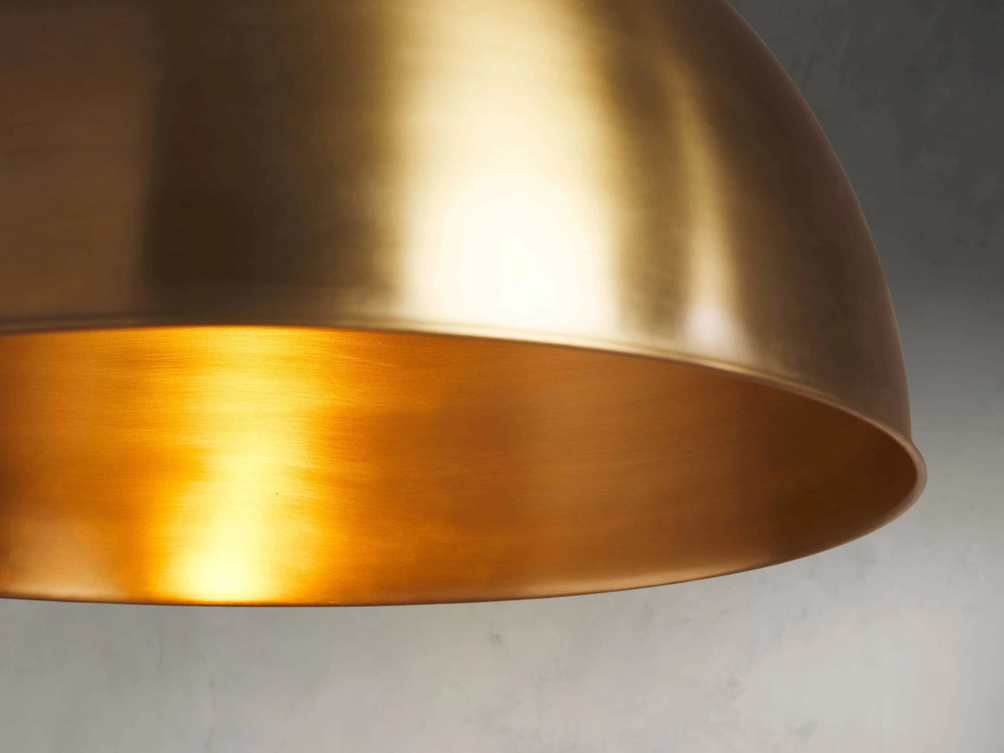 Brass Dome Pendant Light