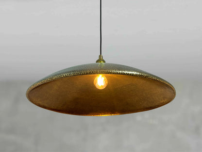 Hammered Bronze Pendant Light