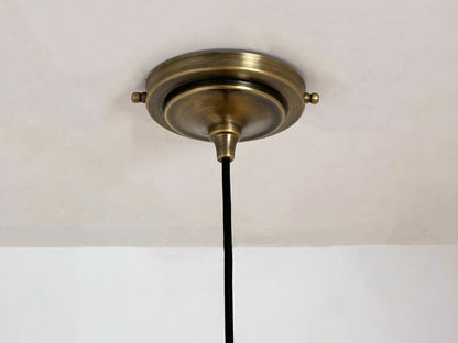 Hammered Bronze Pendant Light