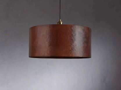 Copper Drum Chandelier