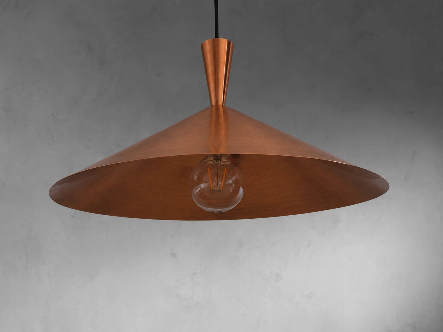 Copper Cone Pendant Light