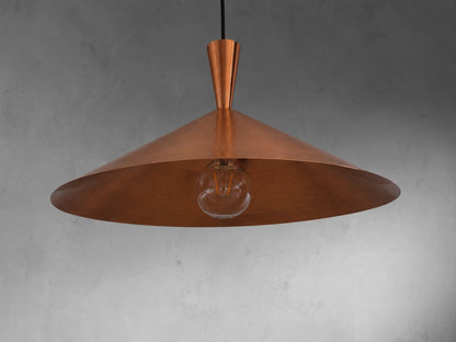 Copper Cone Pendant Light
