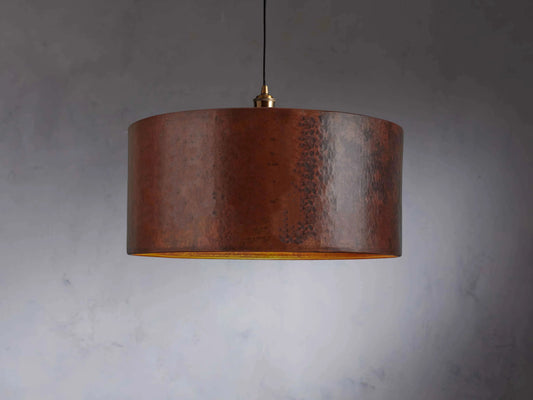 Copper Drum Chandelier