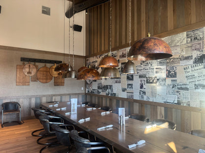 Copper Dome Pendant Light