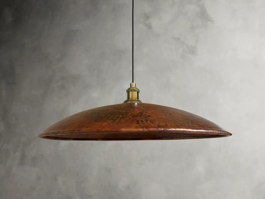 Low Profile Copper Light Fixture