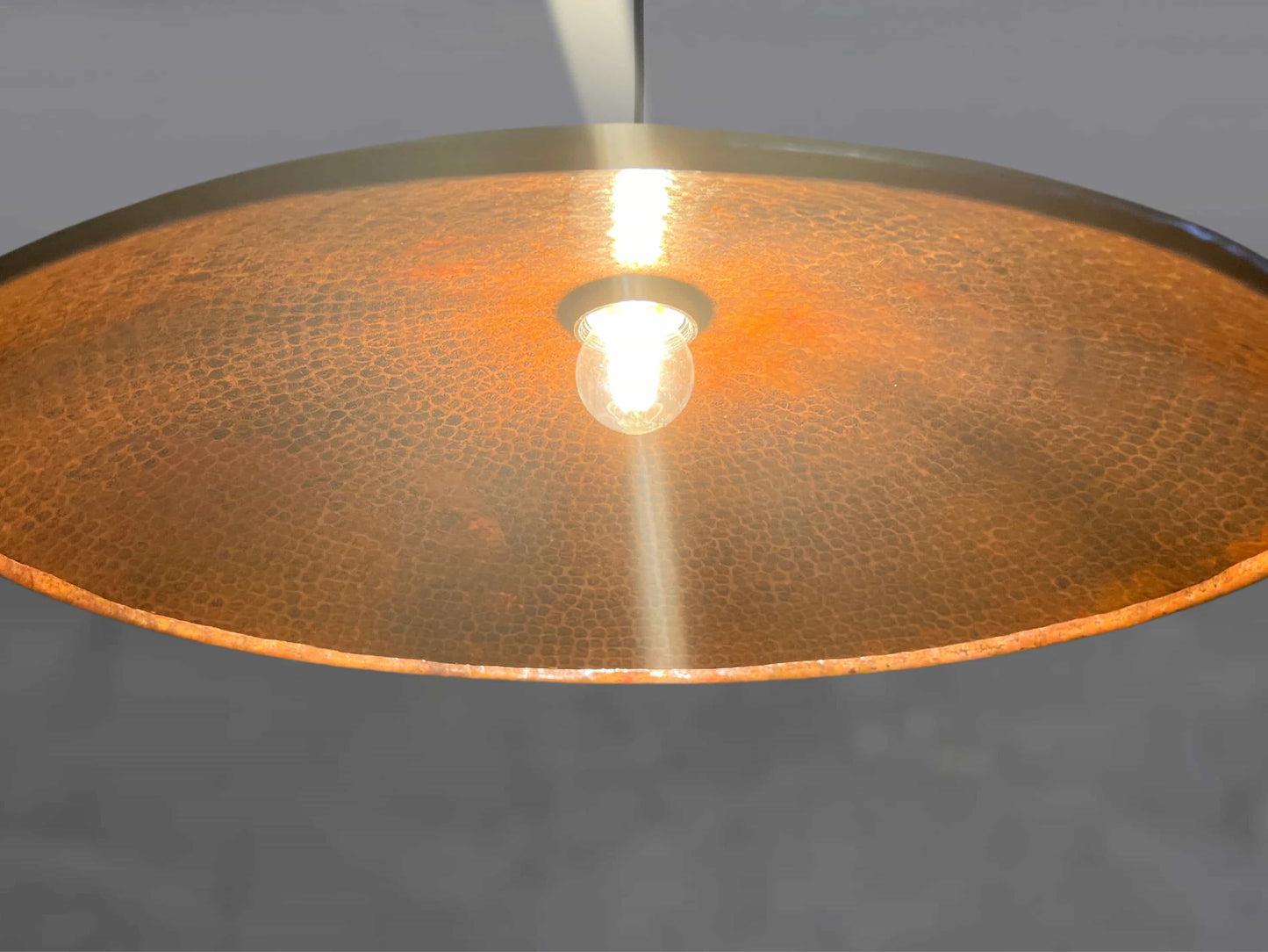 Low Profile Copper Light Fixture