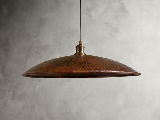 copper pendant light