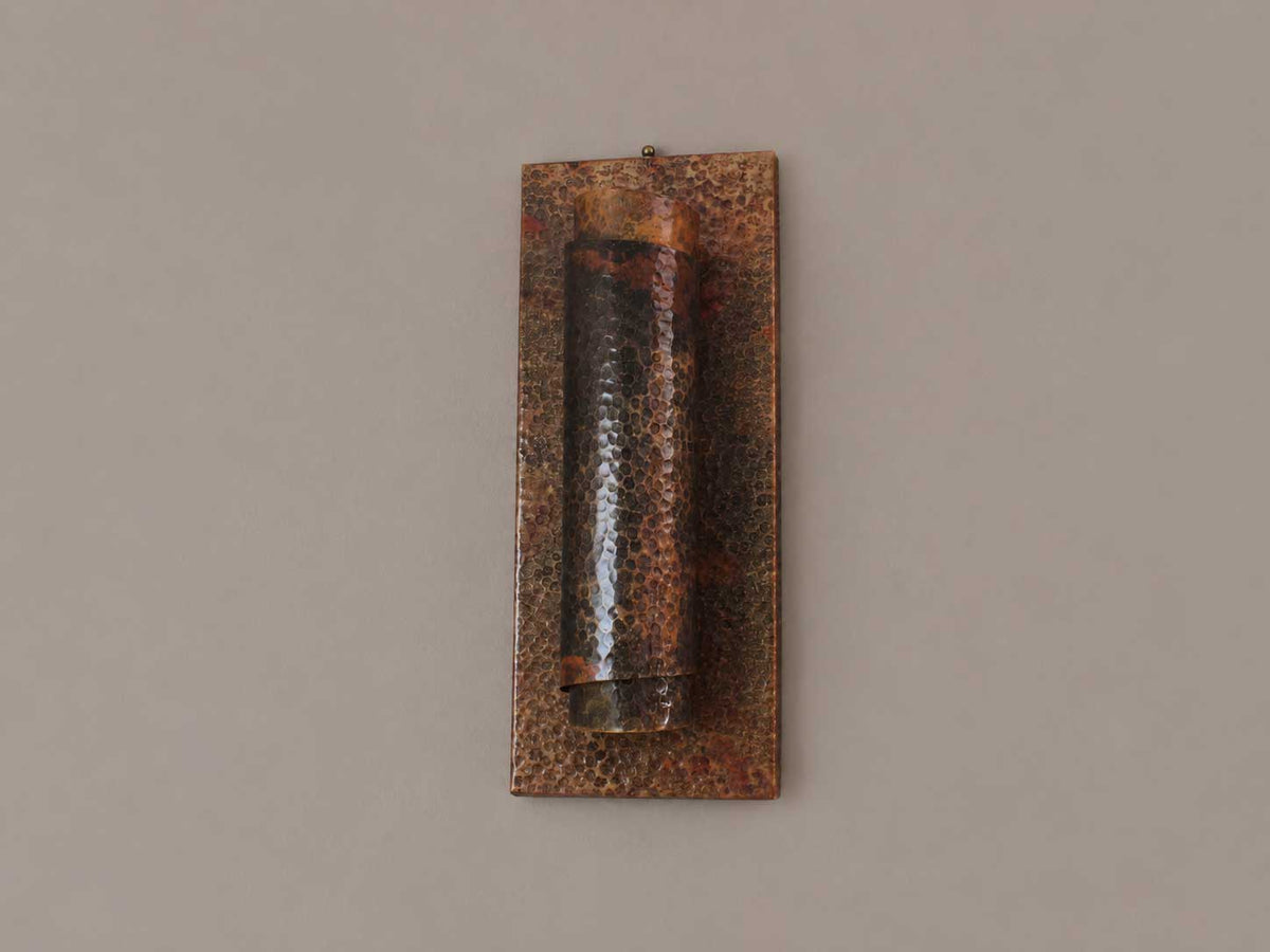 Spiral Copper Wall Sconce