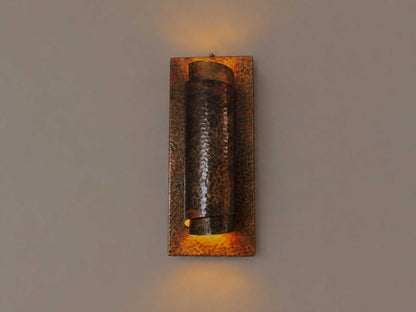 Spiral Copper Wall Sconce