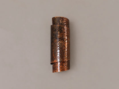 Spiral Copper Wall Sconce