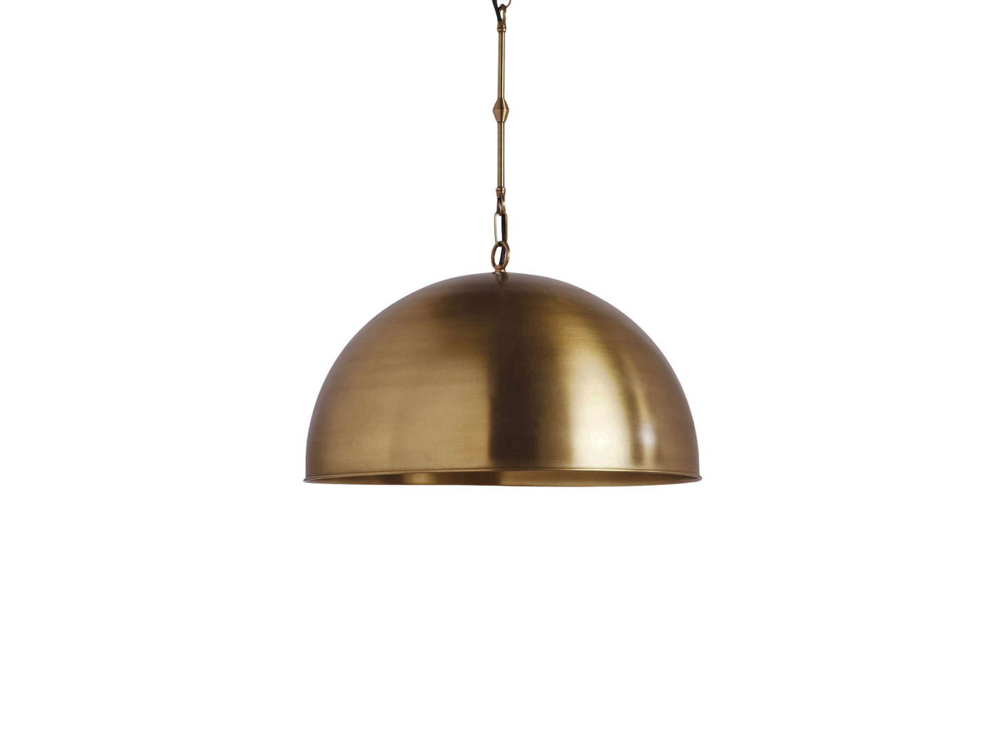 Brass Dome Pendant Light